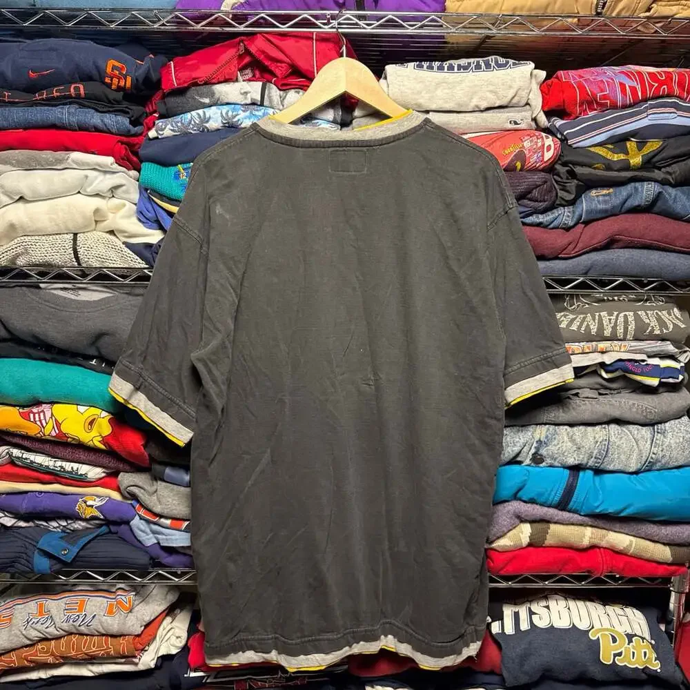 Vintage 212 NYC Tanglewood Corp Triple Layered T-Shirt Size L Faded Black - Picture 7 of 8